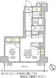 リーフシティ市川 ザ・レジデンス【3階】の間取り