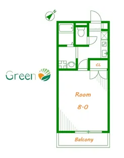 アンプルールブワ湘南【2階】の間取り