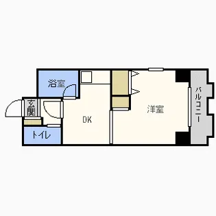 サンアベニュー井尻【6階】の間取り