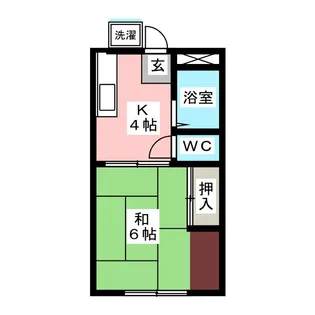 サザンシティ城北【2階】の間取り