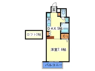 ボンジュ-ル九条南【5階】の間取り