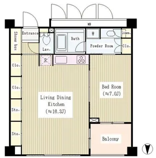 ガーデンコートT【1階】の間取り