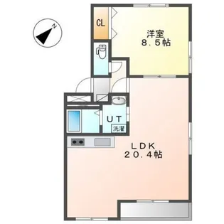 ハッピーライフ【1階】の間取り