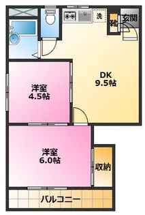 ロイヤル鈴木【3階】の間取り