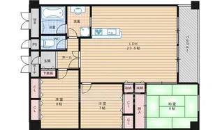 帝塚山松寿庵【4階】の間取り