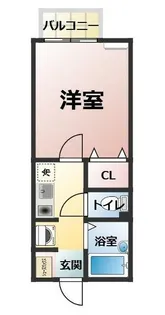 カーサモナリエ B棟【2階】の間取り