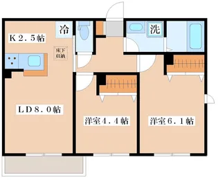 ESPACIO NH【1階】の間取り