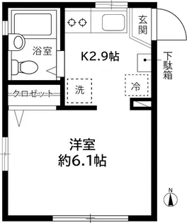ボナール・ミクニ【2階】の間取り
