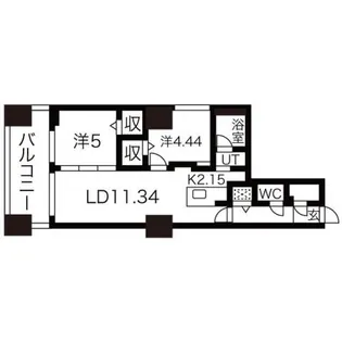 MODENA FINEST【13階】の間取り