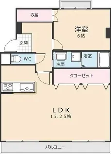 アーバンハイツあさひ【3階】の間取り