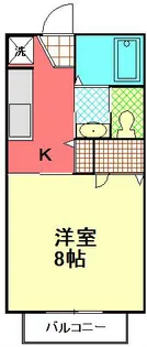 ソフィーユ東海大【1階】の間取り