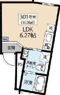 アーバンレーヴ西日暮里【3階】の間取り