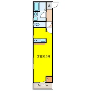 フラットSAKAE【2階】の間取り