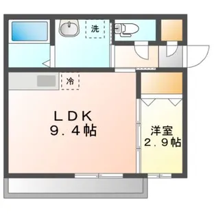 レスア柏崎I【2階】の間取り