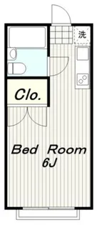 ハイムグリーンバード【2階】の間取り