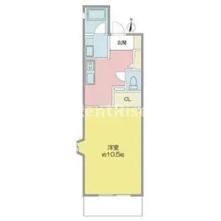 レイクワン【4階】の間取り