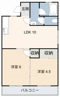 メゾン石川【1階】の間取り