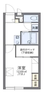 レオパレスポートサイドIII【1階】の間取り