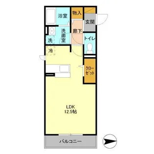 グランドゥール三笠山【2階】の間取り