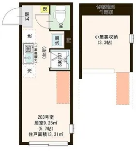 ヒマワリ【2階】の間取り