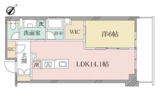 パリスコート【7階】の間取り
