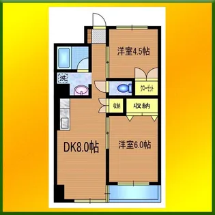 グレース秀和A【2階】の間取り