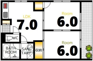 タガシラビル【3階】の間取り