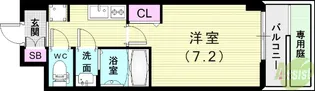 レジデンス神戸大倉山グルーブ【1階】の間取り