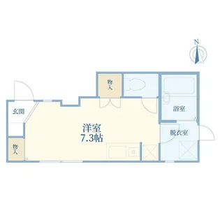 アーベインテラス中井【1階】の間取り