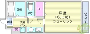TS五輪ビル【8階】の間取り