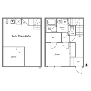 HJ PLACE神楽坂【1階】の間取り