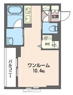 クオリスタ蘇我【2階】の間取り
