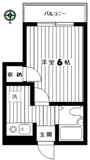 シャトー明治【2階】の間取り