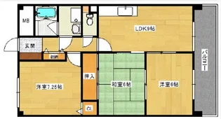 セイント・ラム・パーク【4階】の間取り