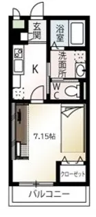 セーリング サンライズA【1階】の間取り