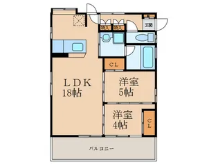 陽光タウン A棟【2階】の間取り