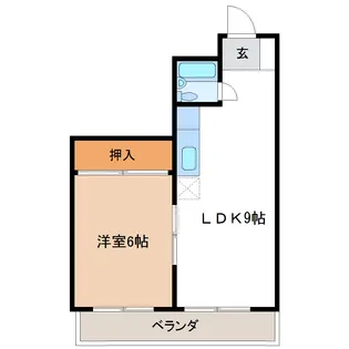 メゾン中市【1階】の間取り