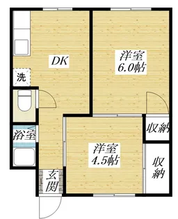 黒部ビル【2階】の間取り
