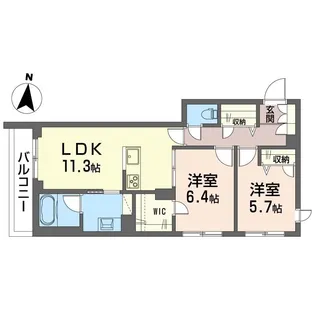 リネア【2階】の間取り