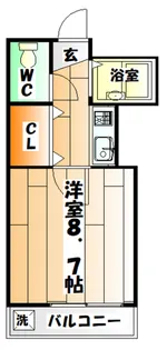 獅堀ハイツ【3階】の間取り
