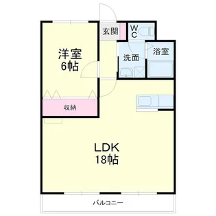 マンション楠通り【3階】の間取り