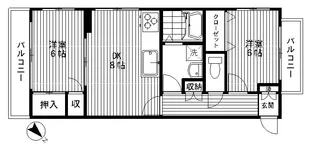 メゾンスター【3階】の間取り