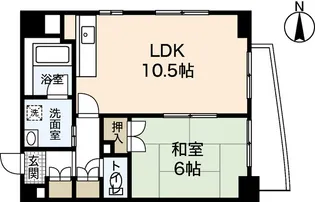 グレイスKIMURA【5階】の間取り