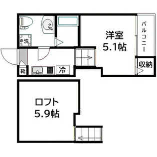 TMII宮町【1階】の間取り