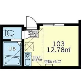 ユナイト保土ヶ谷プレビシート【1階】の間取り