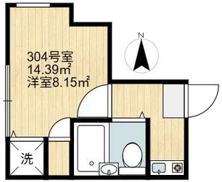 シャンテ両国II【3階】の間取り