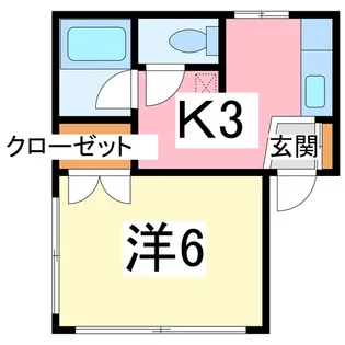 ドレミファ荘【1階】の間取り