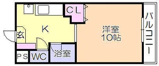 コーポラス坂井【2階】の間取り