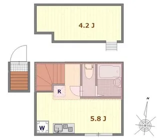 フェリオ稲荷台【2階】の間取り