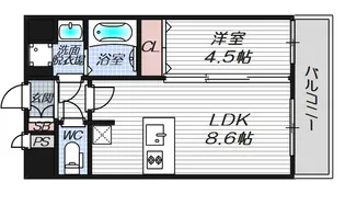 エスライズ新大阪フロント【11階】の間取り
